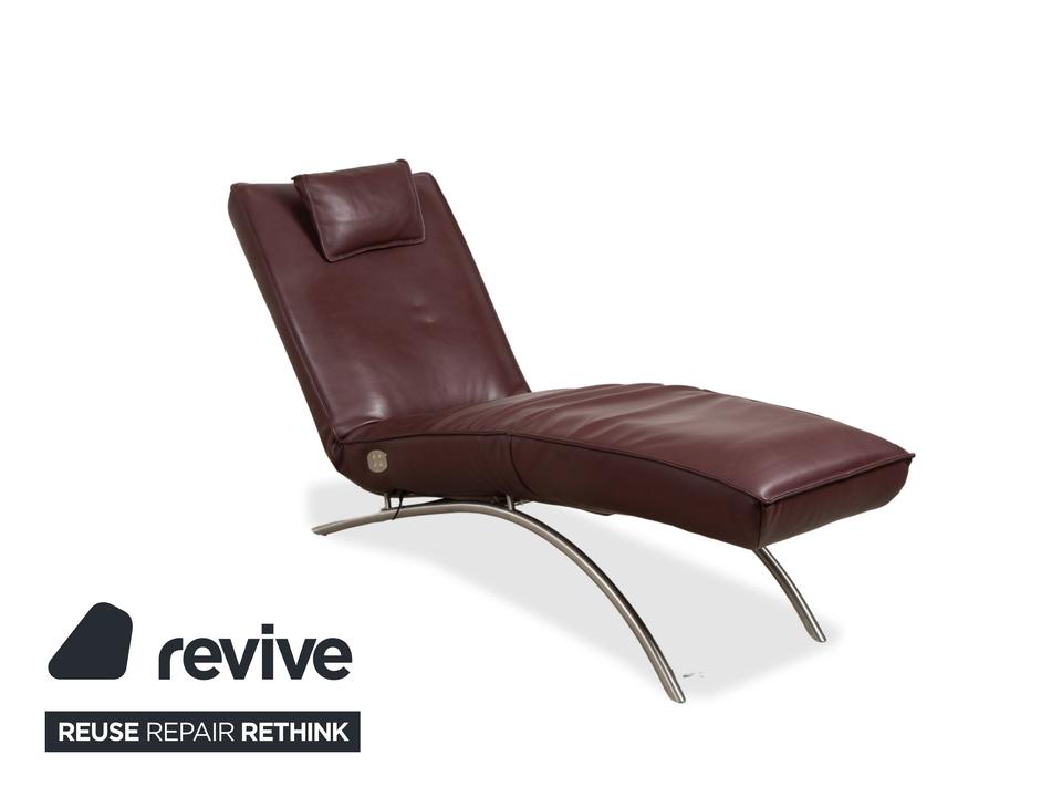 Koinor Jonas Liege Rot Bordeaux Weinrot elektrische Relaxfunktion – Bild 5