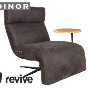 Koinor Etino Stoff Sessel Grau Anthrazit Schiefer elektrische