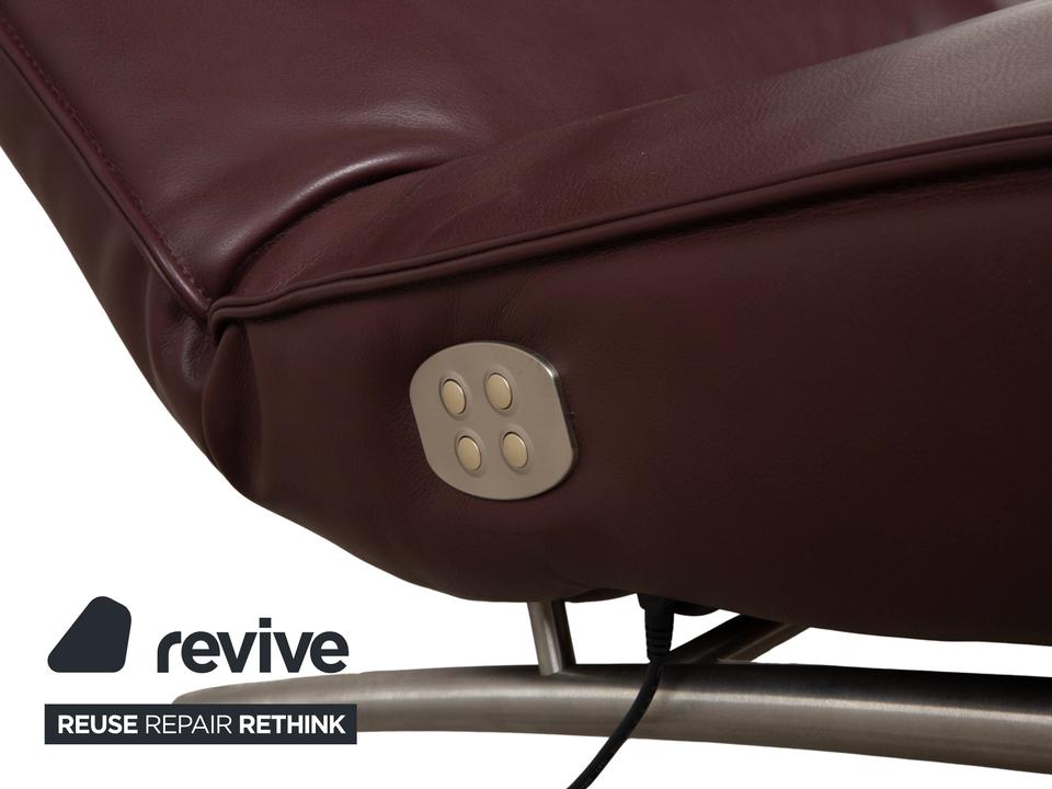 Koinor Jonas Liege Rot Bordeaux Weinrot elektrische Relaxfunktion – Bild 7