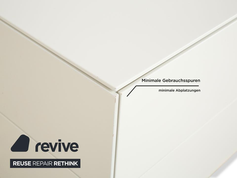 Kettnaker Holz Sideboard Creme Weiß Barfach Schubladen – Bild 6