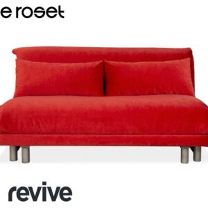 Ligne Roset Multy Stoff Dreisitzer Rot Schlaffunktion Neubezug ✨