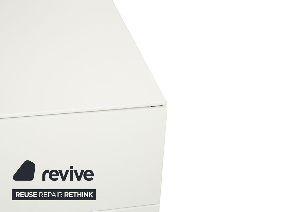 Kettnaker Holz Sideboard Creme Weiß Barfach Schubladen – Bild 5