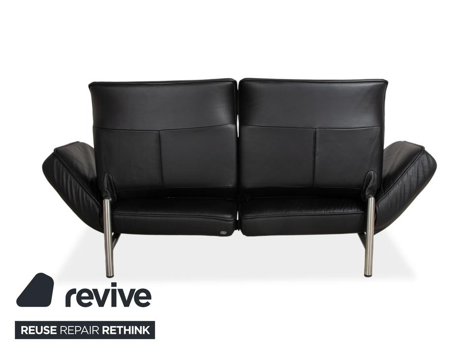 de Sede DS 450 Leder Zweisitzer Schwarz manuelle Funktion Sofa – Bild 10