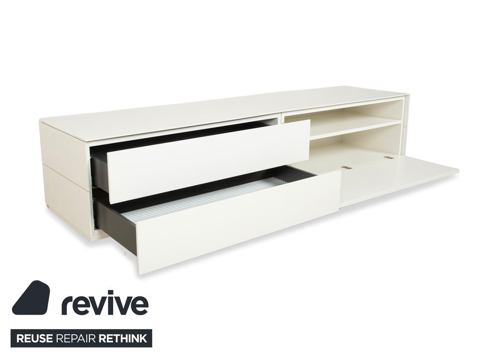 Kettnaker Holz Sideboard Creme Weiß Barfach Schubladen – Bild 3