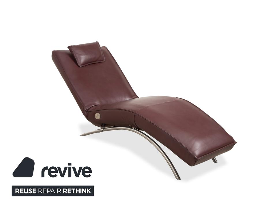 Koinor Jonas Liege Rot Bordeaux Weinrot elektrische Relaxfunktion – Bild 3