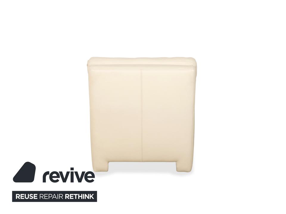 Musterring Leder Sessel Creme Beige Off-White – Bild 20
