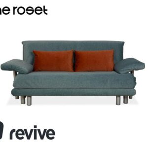 Ligne Roset Multy Stoff Dreisitzer Blau Grau manuelle ✨
