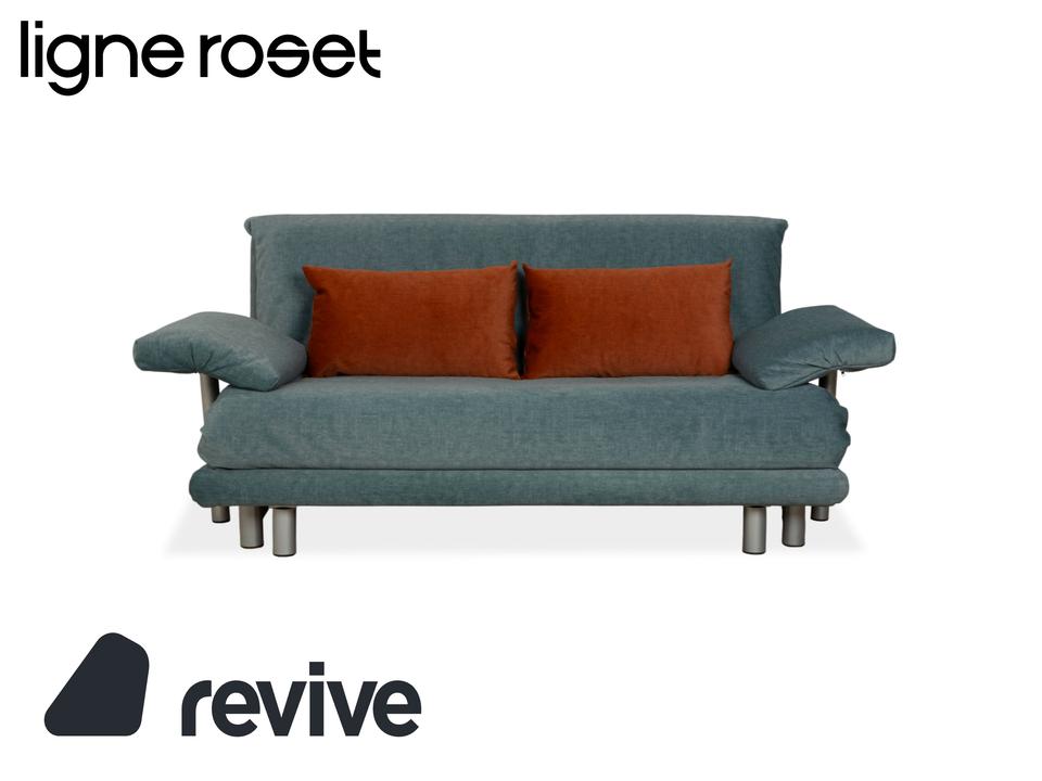 Ligne Roset Multy Stoff Dreisitzer Blau Grau manuelle ✨