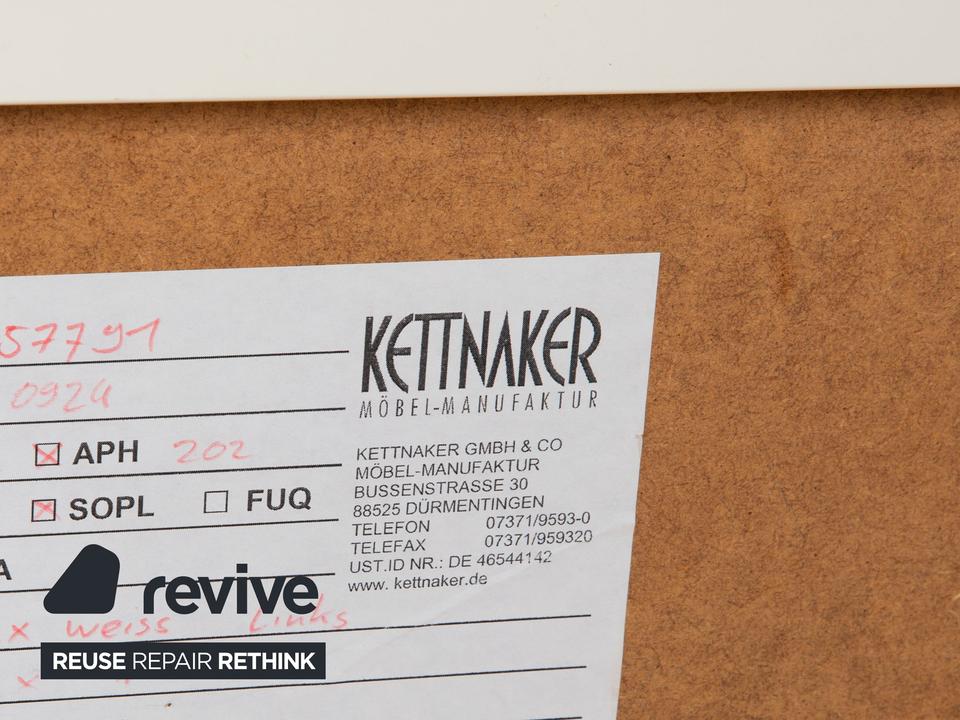 Kettnaker Holz Sideboard Creme Weiß Barfach Schubladen – Bild 10