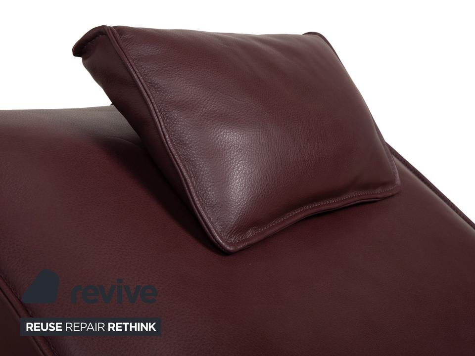 Koinor Jonas Liege Rot Bordeaux Weinrot elektrische Relaxfunktion – Bild 6