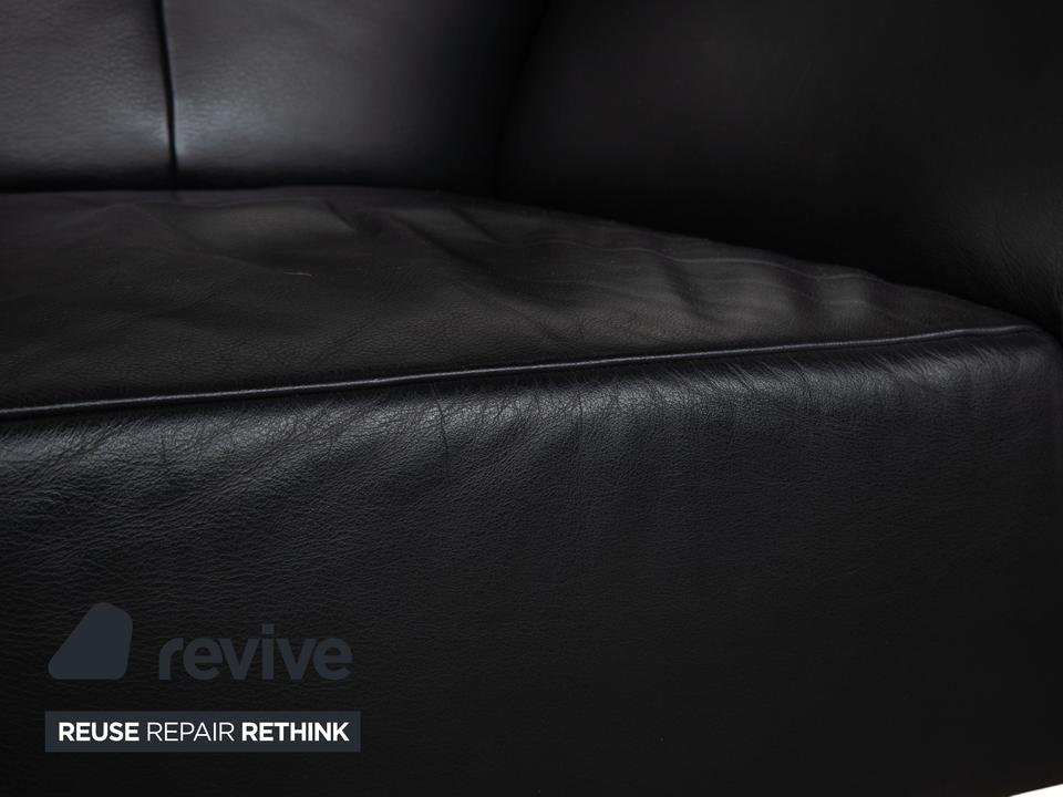 Jori JR 8400 Leder Sessel Schwarz manuelle Funktion – Bild 5