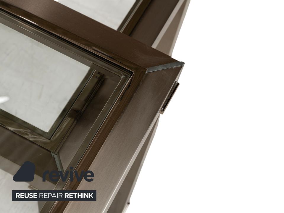 Sovet Italia Nice Glas Couchtisch Silber Satztische – Bild 4