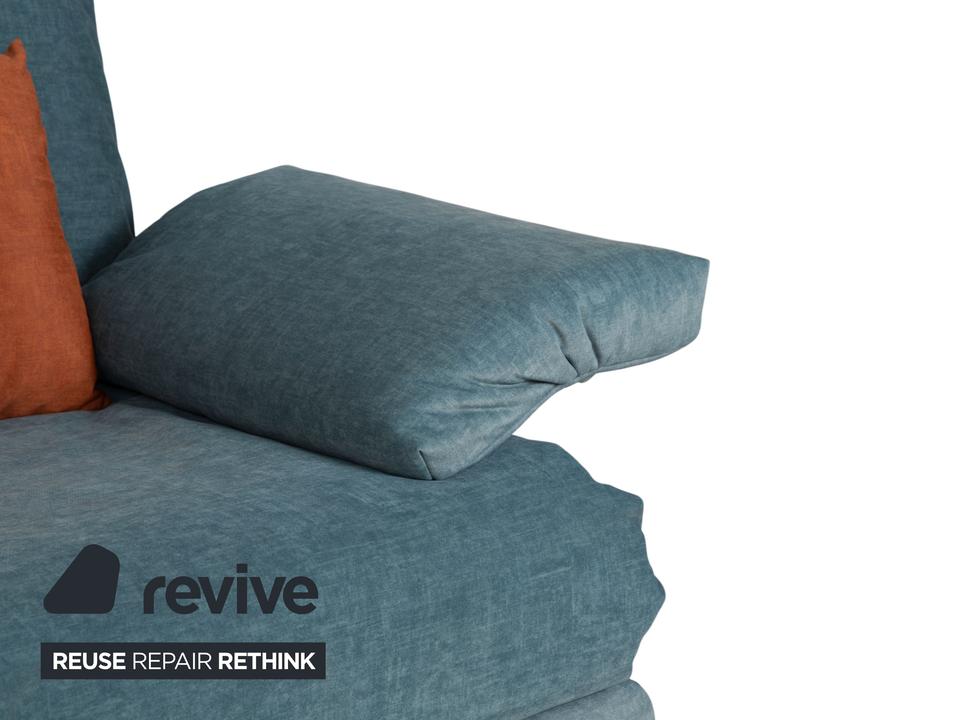 Ligne Roset Multy Stoff Dreisitzer Blau Grau manuelle ✨ – Bild 6