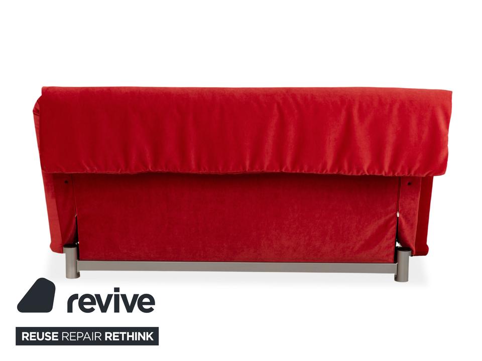 Ligne Roset Multy Stoff Dreisitzer Rot Schlaffunktion Neubezug ✨ – Bild 10
