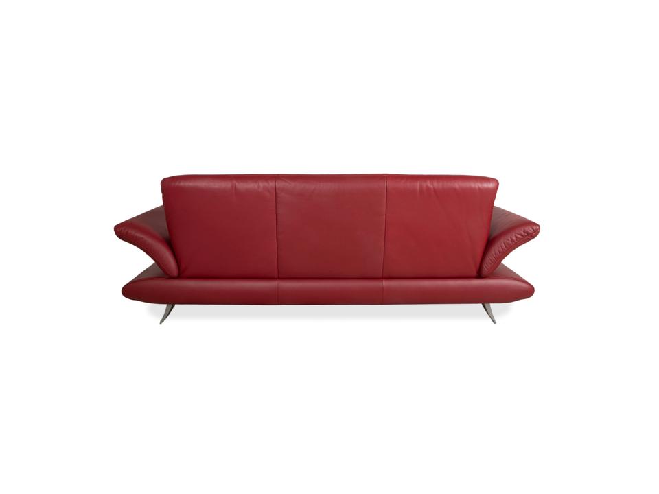 Koinor Rossini Leder Dreisitzer Rot Rubin Sofa Couch – Bild 15
