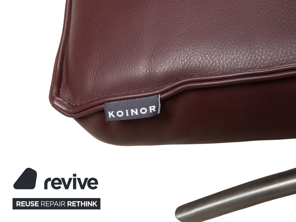 Koinor Jonas Liege Rot Bordeaux Weinrot elektrische Relaxfunktion – Bild 13