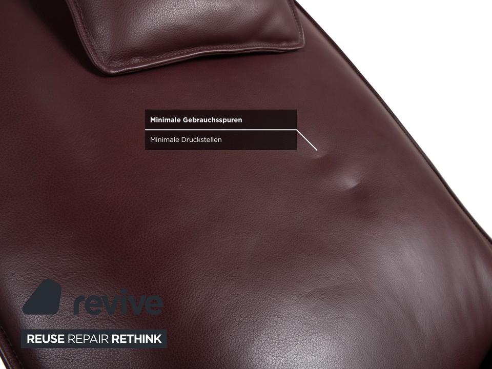 Koinor Jonas Liege Rot Bordeaux Weinrot elektrische Relaxfunktion – Bild 11