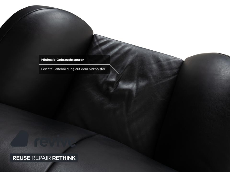 Jori JR 8400 Leder Sessel Schwarz manuelle Funktion – Bild 7