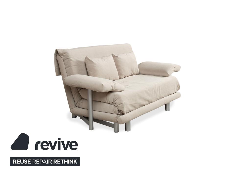 Ligne Roset Multy Zweisitzer inkl. Armlehnen Stoff Beige ✨ – Bild 3