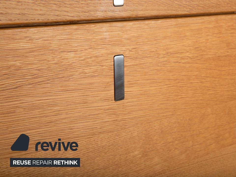 Team 7 Cubus Holz Sideboard Braun Eiche – Bild 6