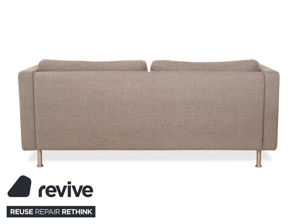 COR Conseta Stoff Zweisitzer Hocker Grau Braun Sofa Couch – Bild 17