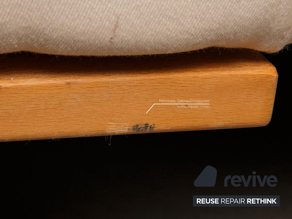 Cor Conseta Stoff Sofa Creme Dreisitzer Couch – Bild 4