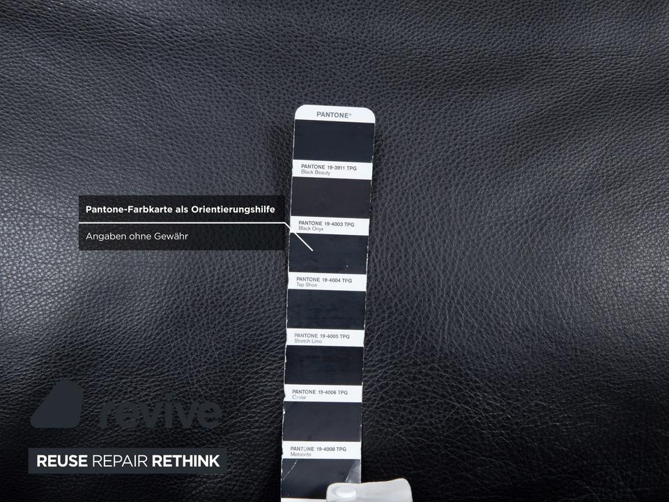 Koinor Evita Leder Zweisitzer Schwarz elektrische Funktion Sofa – Bild 10