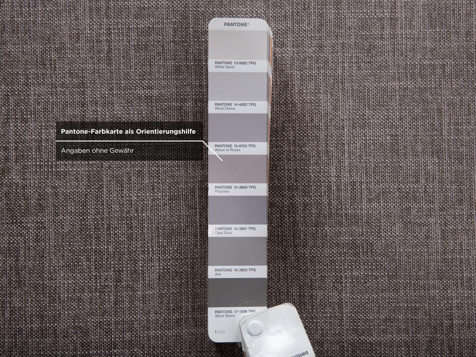 Signet Messina Stoff Zweisitzer Grau manuelle Funktion Sofa – Bild 16