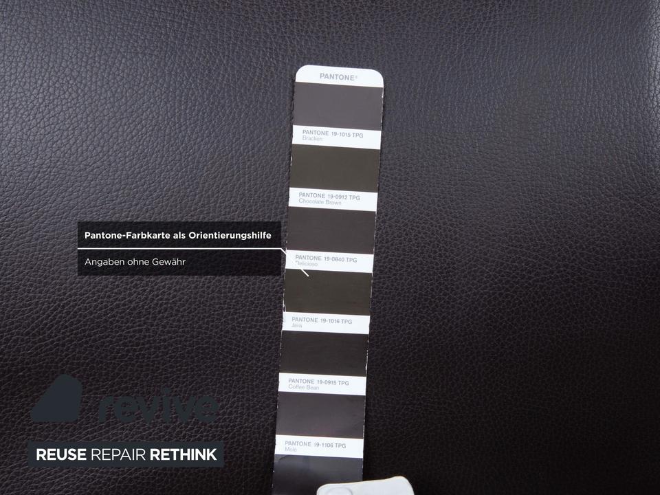 4er Garnitur Venjakob Leder Stuhl Braun – Bild 10