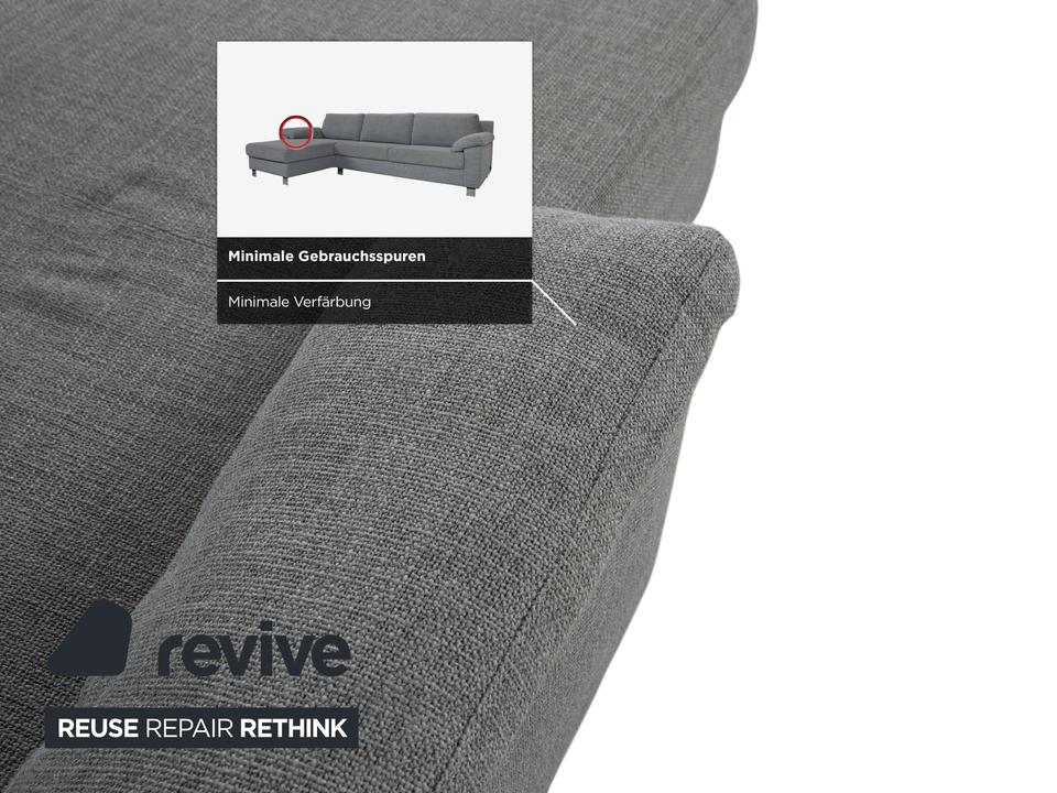 Ewald Schillig Stoff Ecksofa Grau Sofa Couch – Bild 9