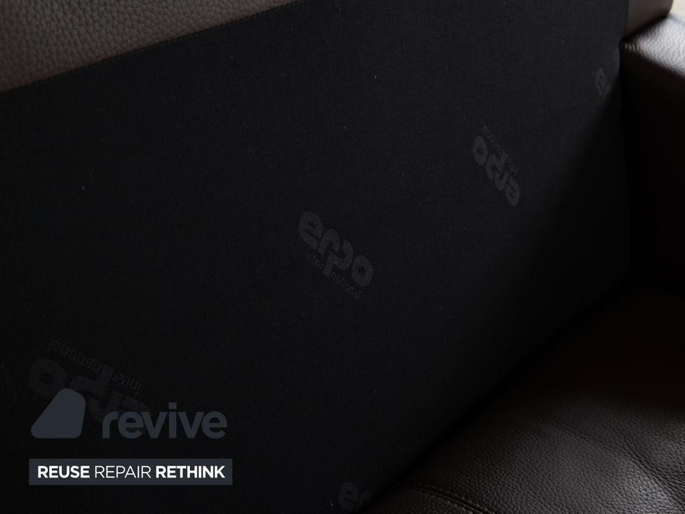 Erpo CL 100 Leder Zweisitzer Braun Sofa Couch – Bild 7