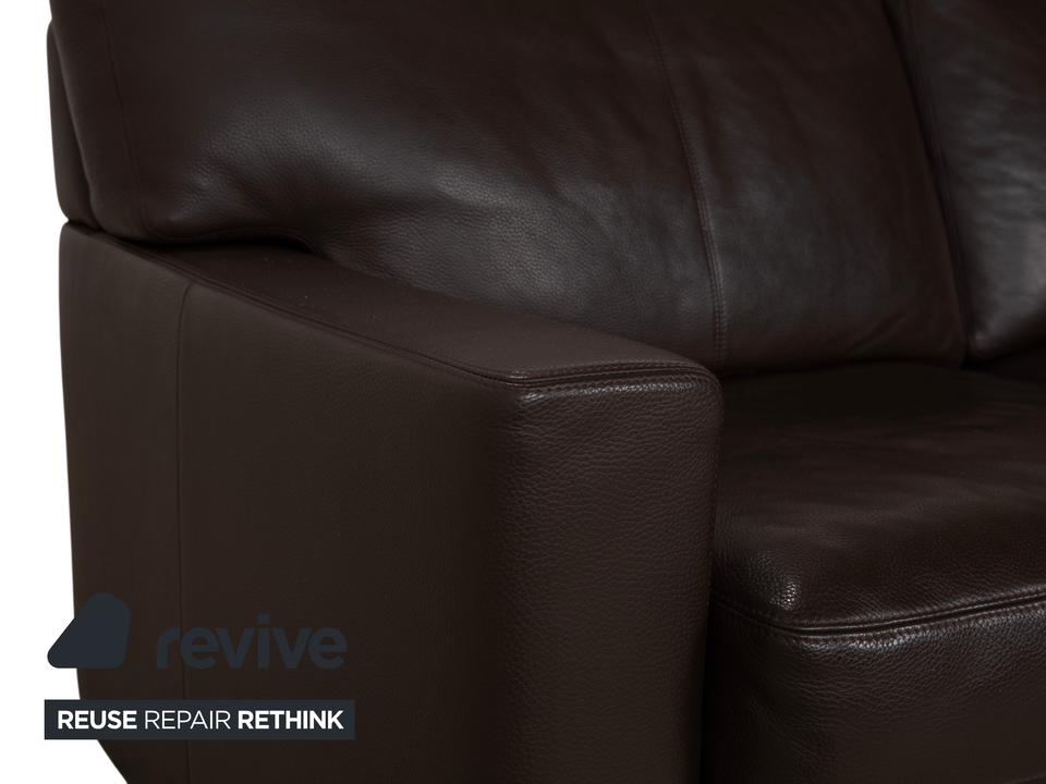 Erpo CL 100 Leder Zweisitzer Braun Sofa Couch – Bild 5