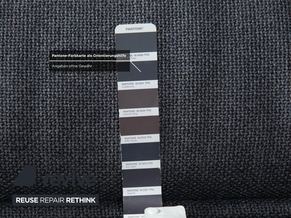 Rolf Benz Nova Stoff Sessel Grau manuelle Funktion – Bild 9