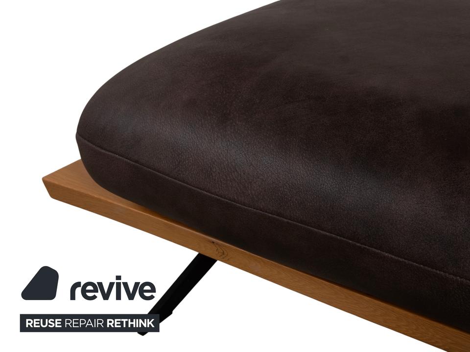 Koinor Marylin Leder Hocker Schoko Braun manuelle Funktion – Bild 9