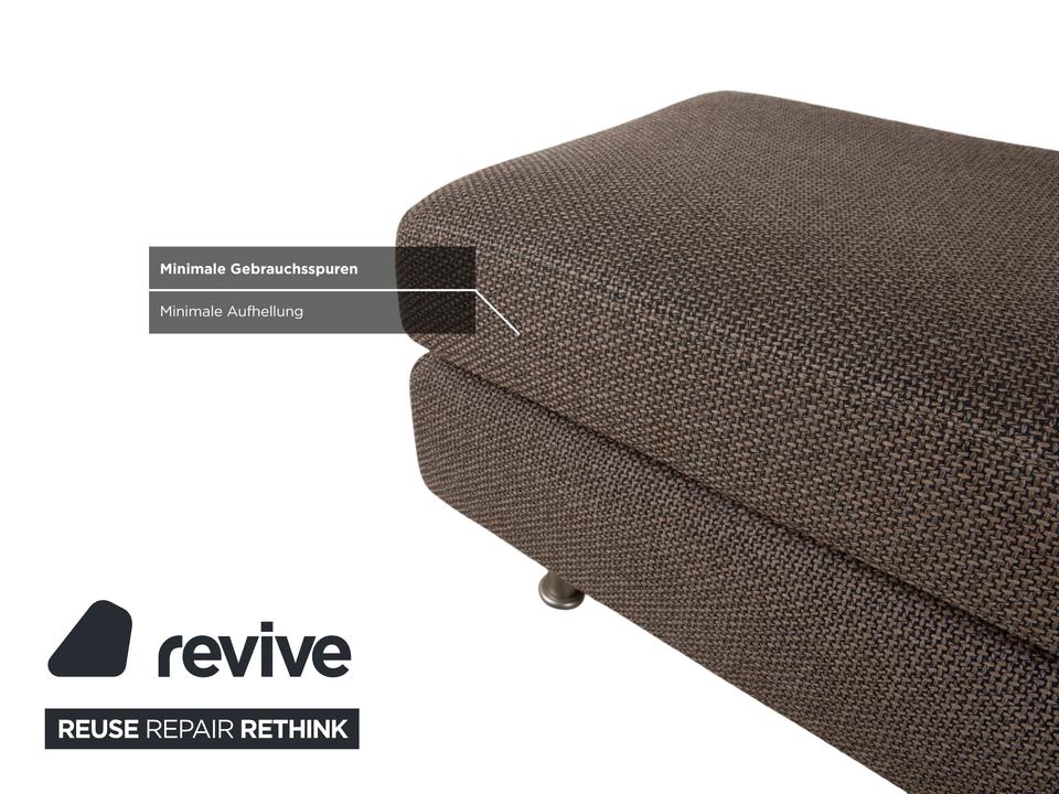 COR Conseta Stoff Zweisitzer Hocker Grau Braun Sofa Couch – Bild 12