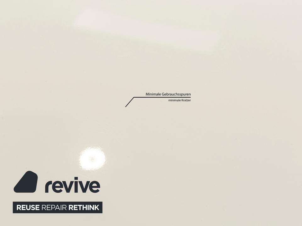 Hülsta Lilac Holz Sideboard Weiß Creme Hochglanz Funktion – Bild 8