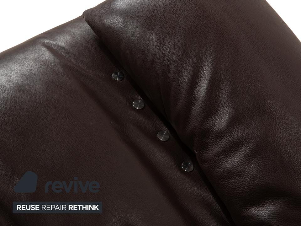 Koinor Easy Leder Zweisitzer Braun elektrische Funktion Sofa – Bild 8