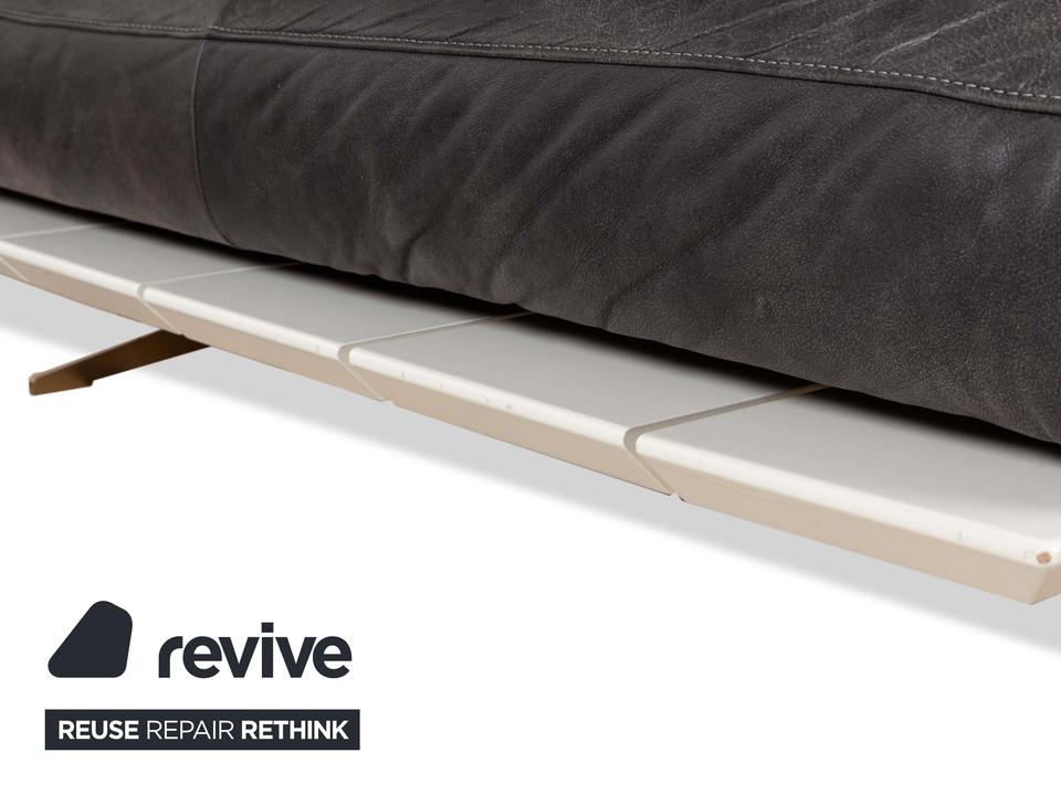 Koinor Marylin Leder Metall Liege Grau Weiß – Bild 6