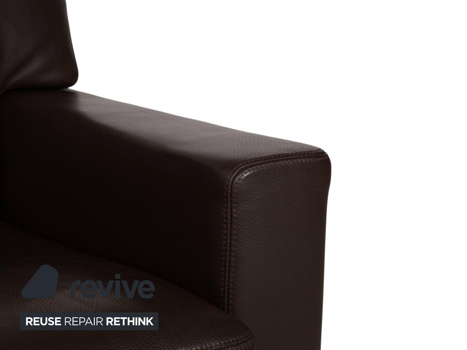 Erpo CL 100 Leder Zweisitzer Braun Sofa Couch – Bild 3