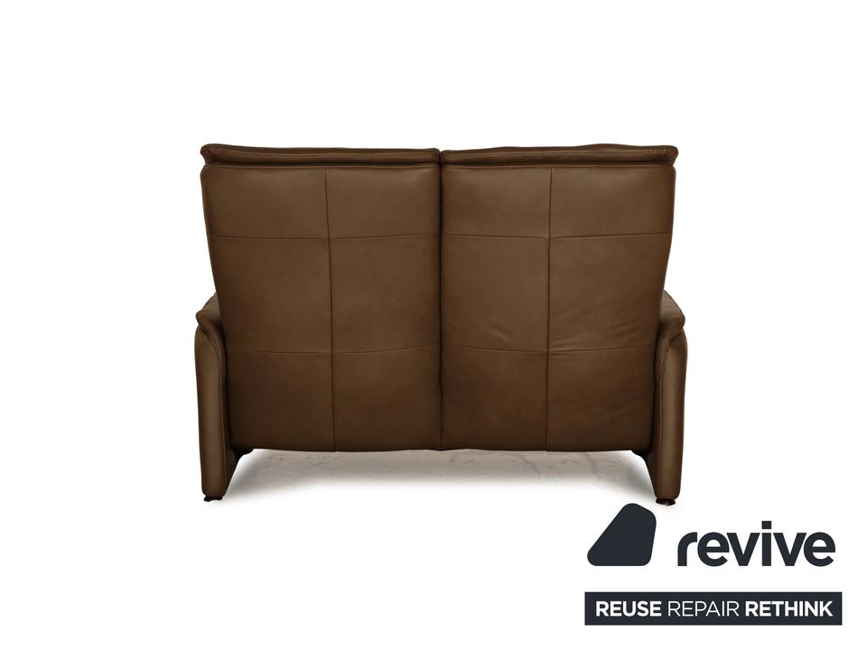 Hukla Leder Zweisitzer Braun – Bild 9