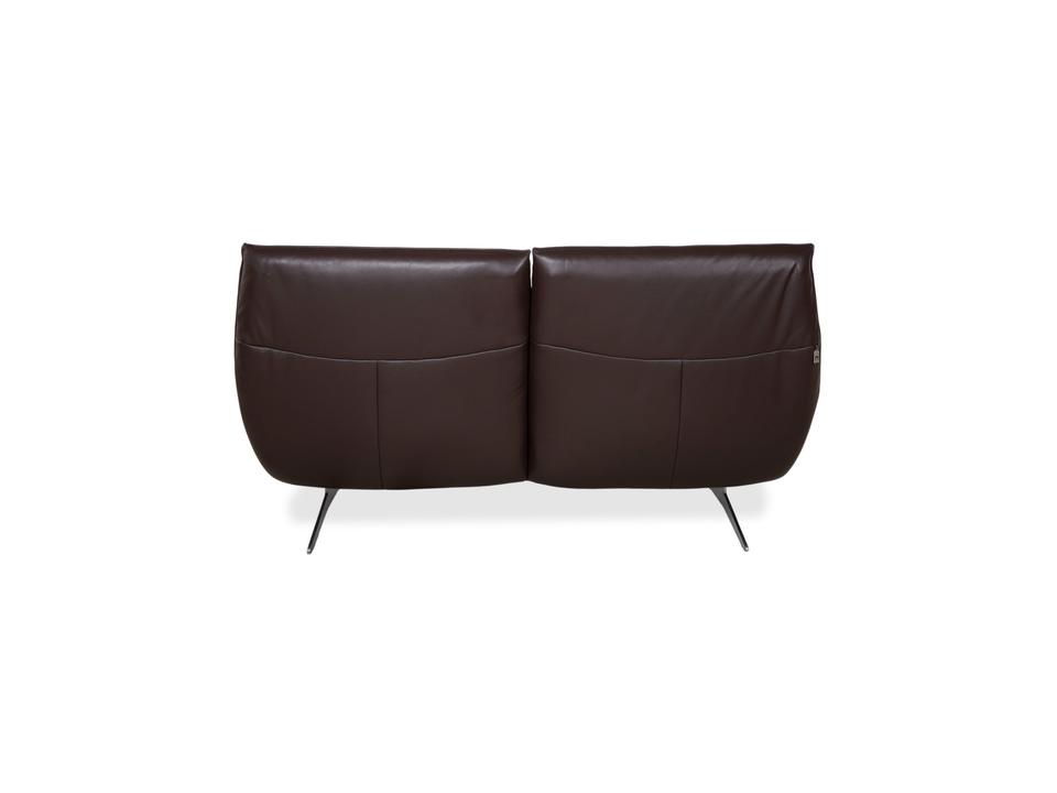 Koinor Fenja Zweisitzer Leder Sofa Braun Couch manuelle Funktion – Bild 14