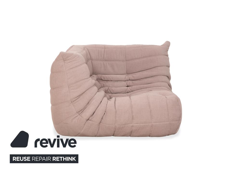 Ligne Roset Togo Eck-Element Eckteil Stoff Beige Sand Neubezug ✨ – Bild 7