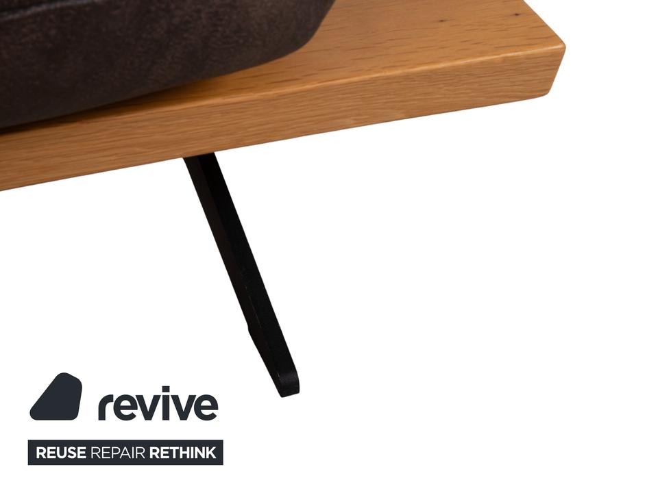 Koinor Marylin Leder Hocker Schoko Braun manuelle Funktion – Bild 8