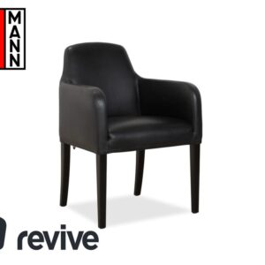 Wittmann Alma Leder Stuhl Schwarz Esszimmer