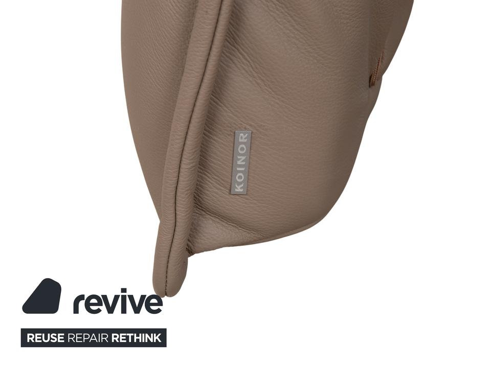 Koinor Epos Leder Sessel Beige Taupe elektrische Funktion Akku – Bild 14