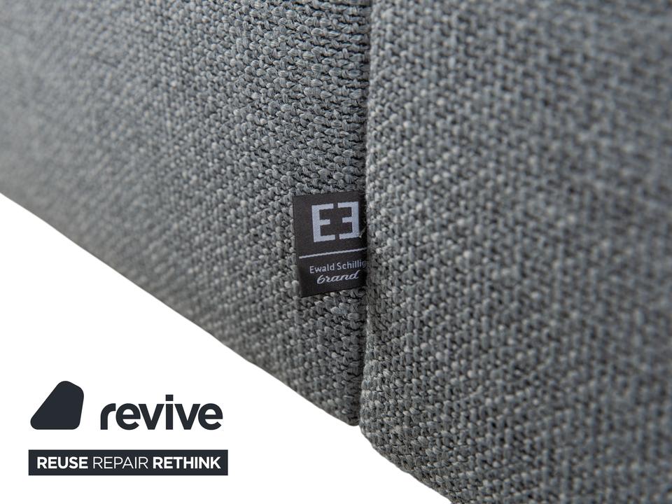 Ewald Schillig Stoff Ecksofa Grau Sofa Couch – Bild 11