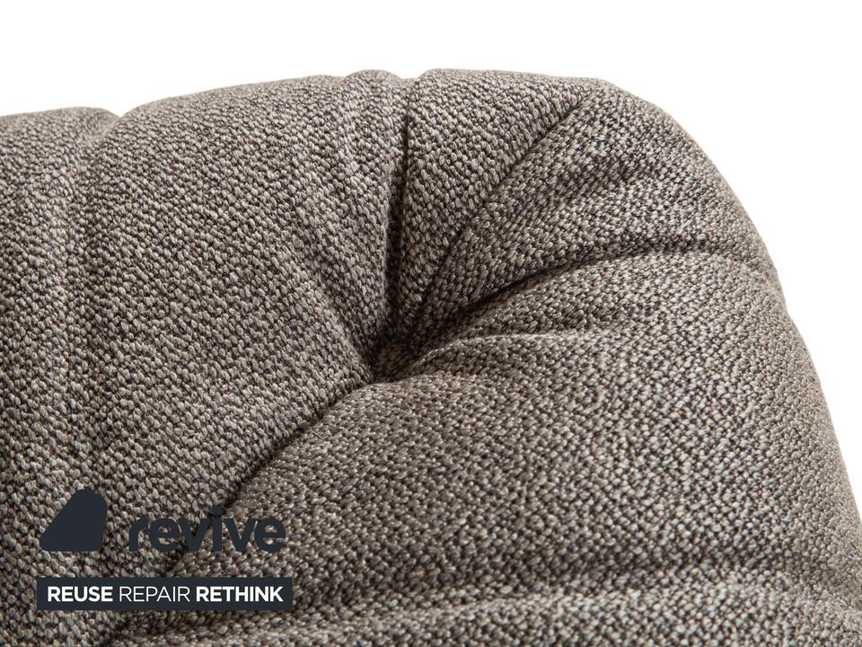 Ligne Roset Togo Stoff Sessel Grau Braun Eckteil Neubezug ✨ – Bild 3