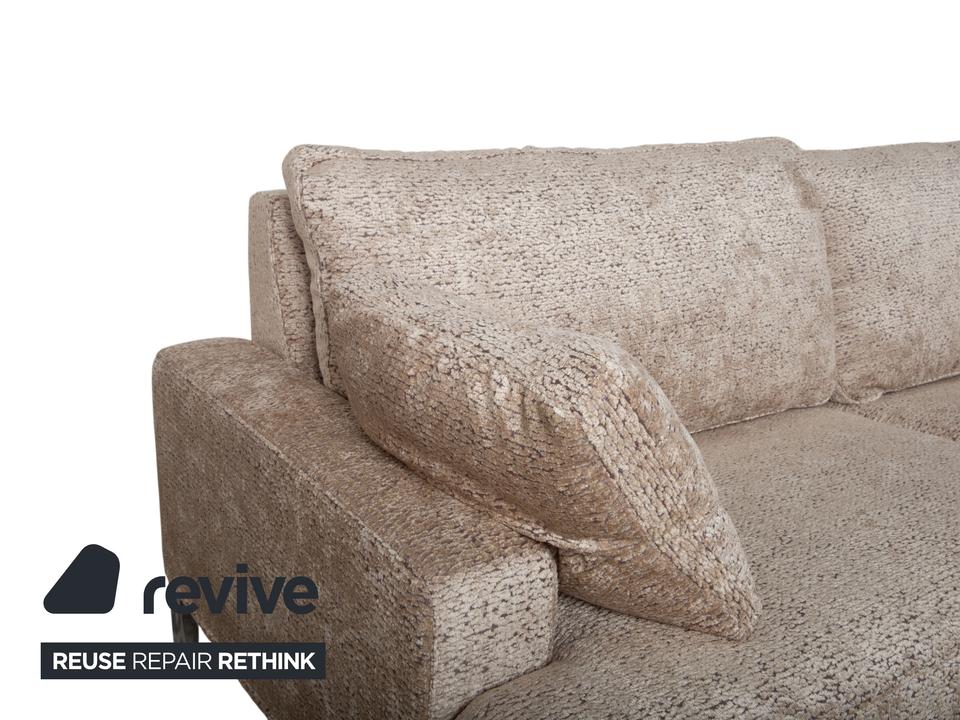 FSM Clarus Stoff Dreisitzer Grau Beige Meliert Sofa Couch ✨ – Bild 6