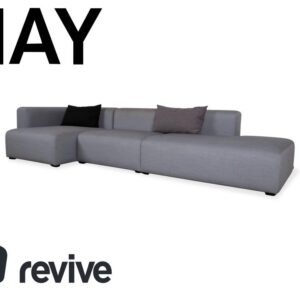 HAY Mags Stoff Ecksofa Grau Sofa Couch