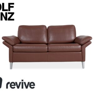 Rolf Benz 3300 Zweisitzer Leder Sofa Braun Couch